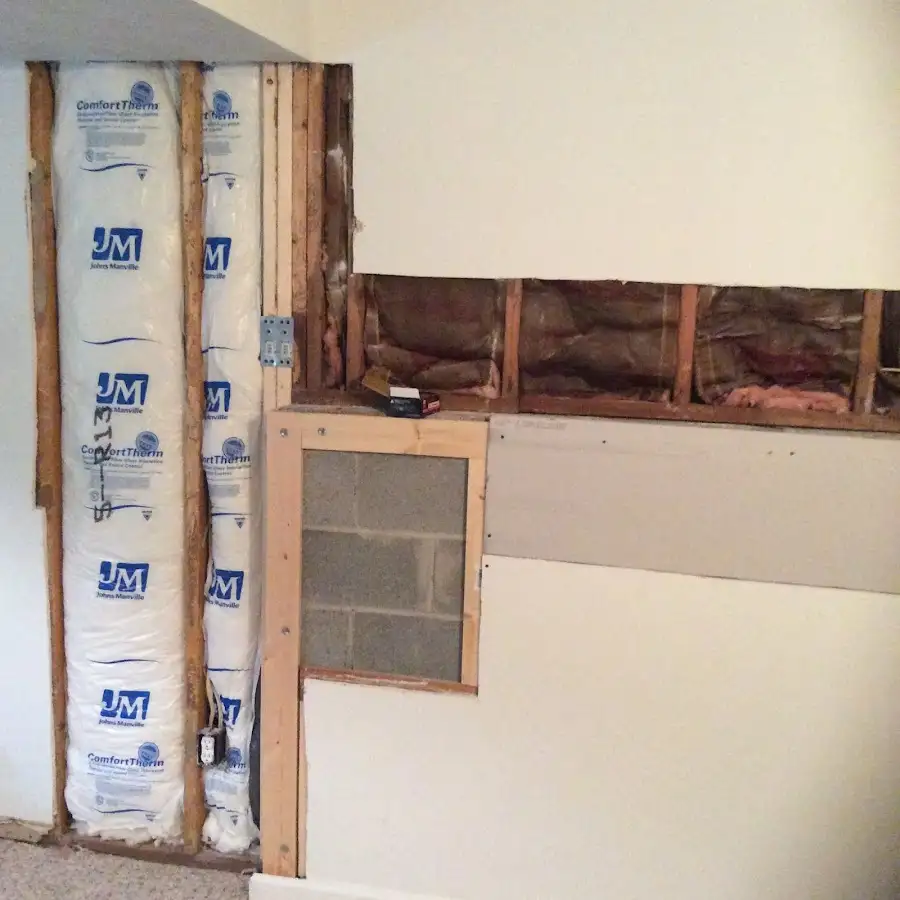 Wall insulation replacement during Structural Drying in Murray